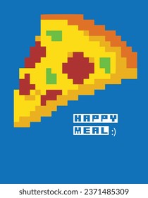 pizza pixel making artwork art