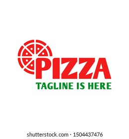Pizza or Pizzeria Logo Design Vector