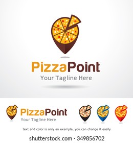 Pizza Point Logo Template Design Vector