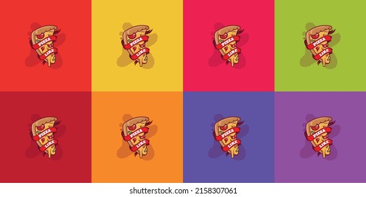 Pizza Poster Pop Art Vector Design Wallpaper