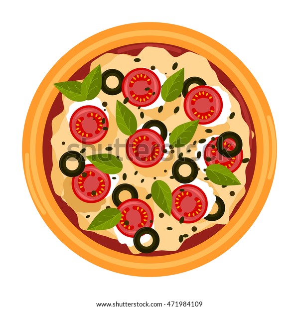 Pizza Related Pictures Kinds Pizza On Stock Vector (Royalty Free ...