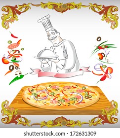 Pizza Restaurant Chef