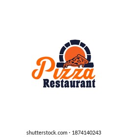 Vector de concepto de logotipo de restaurante pizza