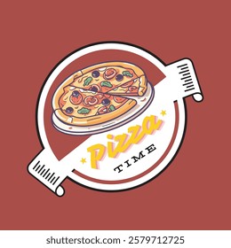 Pizza restaurant logo , pizza time restaurant 
Logo, pizza icon logo template, vector illustration eps 
