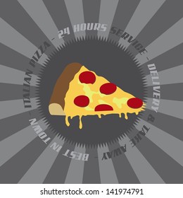 pizza retro