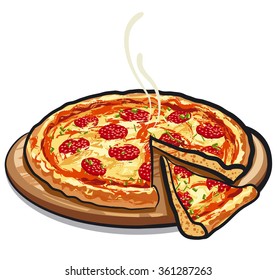 pizza salami