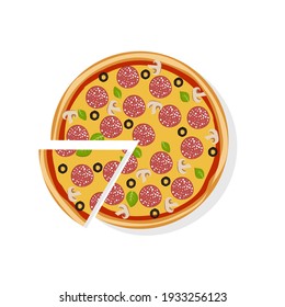 Pizza Illustration Images Stock Photos Vectors Shutterstock