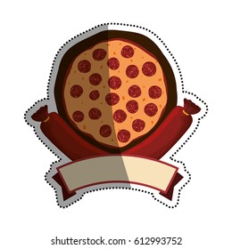 pizza salami pepperoni banner