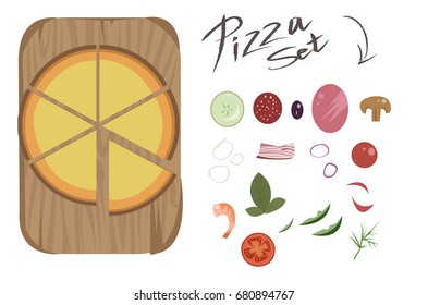 pizza set collection 