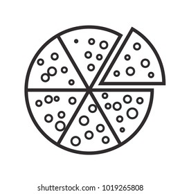 pizza simple schematical image