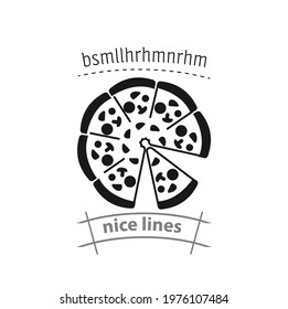 pizza simple vector icon. pizza simple vector icon. pizza simple vector icon. 