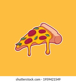 Pizza Slice can use it as an image and as a stiker