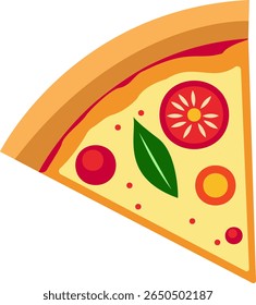 Pizza slice clipart food illustration 