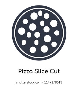 Pizza Slice Cut icon vector isolated on white background for your web and mobile app design, Pizza Slice Cut logo concept