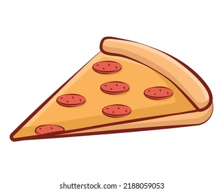 pizza slice design over white background