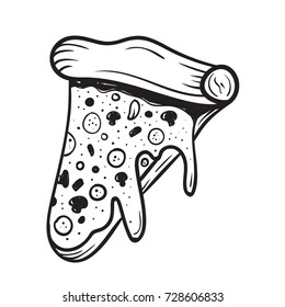 Pizza Slice Doodle