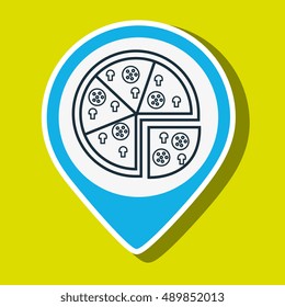 pizza slice fast food