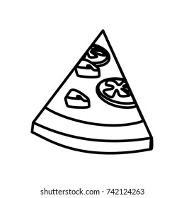 Pizza slice food
