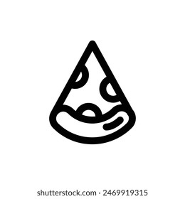 pizza slice food icon element