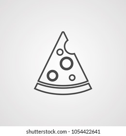 Pizza slice icon
