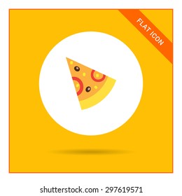 Pizza slice icon