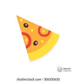 Pizza slice icon