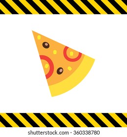 Pizza slice icon