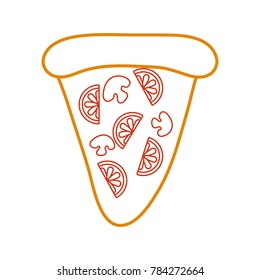 pizza slice icon image