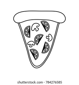 pizza slice icon image