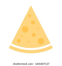 pizza slice icon. Logo element illustration. pizza slice design. colored collection.   pizza slice concept. Can be used in web and mobile