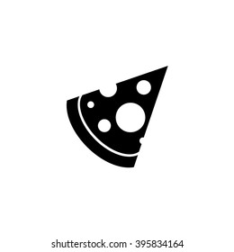 Pizza slice icon vector illustration