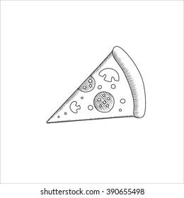 Pizza Slice Illustration