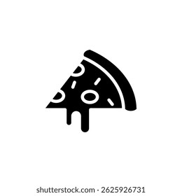 pizza slice, italian food icon