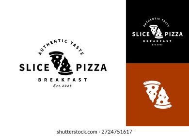 Diseño de logo de Pizza Slice para Antiguas Rustic Retro Antiguas Pizzeria Restaurant Bar Bistro.