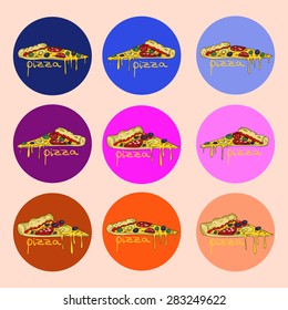 Pizza Slice Stickers