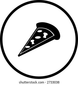 pizza slice symbol