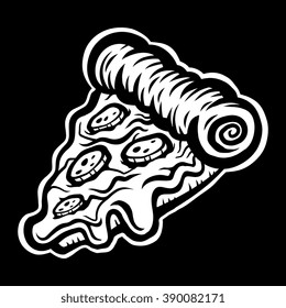 Pizza Slice vector icon
