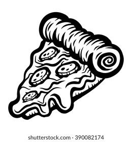 Pizza Slice vector icon