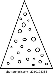 pizza slice vector icon design template