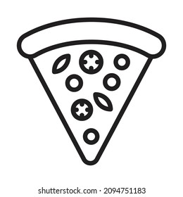 Pizza slice vector icon  Which Can Easily Modify Or Edit 

