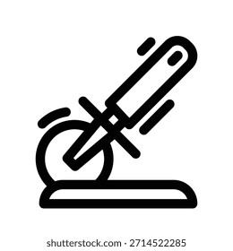 Pizza slicer icon illustration vector design template