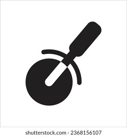 pizza slicer icon simple design art eps10
