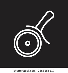pizza slicer icon simple design art eps10
