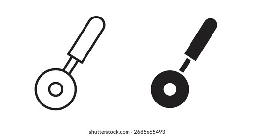Símbolo simples de vetor do ícone Pizza Slicer