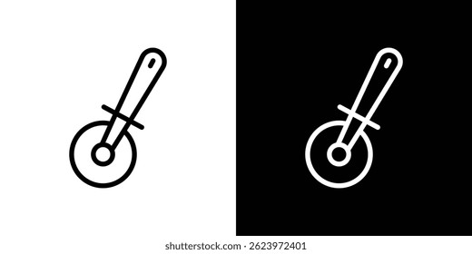 Pizza Slicer icon vector, illustration logo template in trendy style