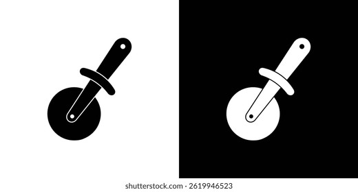 Pizza Slicer icon vector, solid logo illustration, pictogram