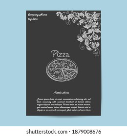 Pizza Store flyer and Poster Template Vector