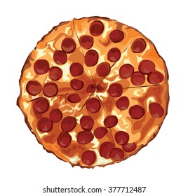 the pizza symbol 