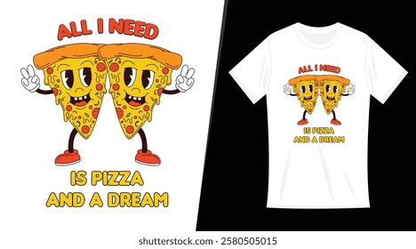 Pizza t shirt design, t shirt