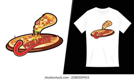 Pizza t shirt design, t shirt